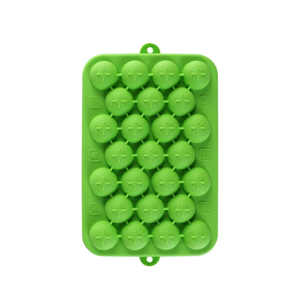 Leeseph Round Ice Cube Trays, Silicone Ice Ball Maker Mold for Freezer, Circle Ice Cube Making Chilling Ice maker mini Cake mold