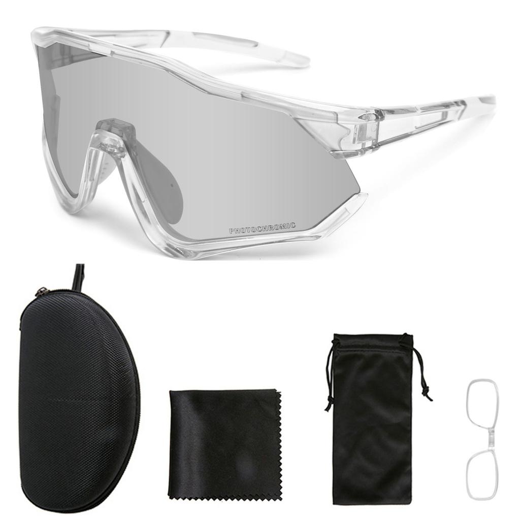 New cycling glasses, running marathon sports goggles for men, outdoor windproof sunglasses, photochromic sunglasses for women