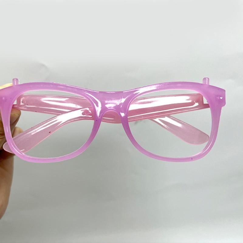 Fluorescent Glasses Frame for Nightclub Light Up Party Glasses Unisex Frame for Halloween Dance Show Props Party Eyewear