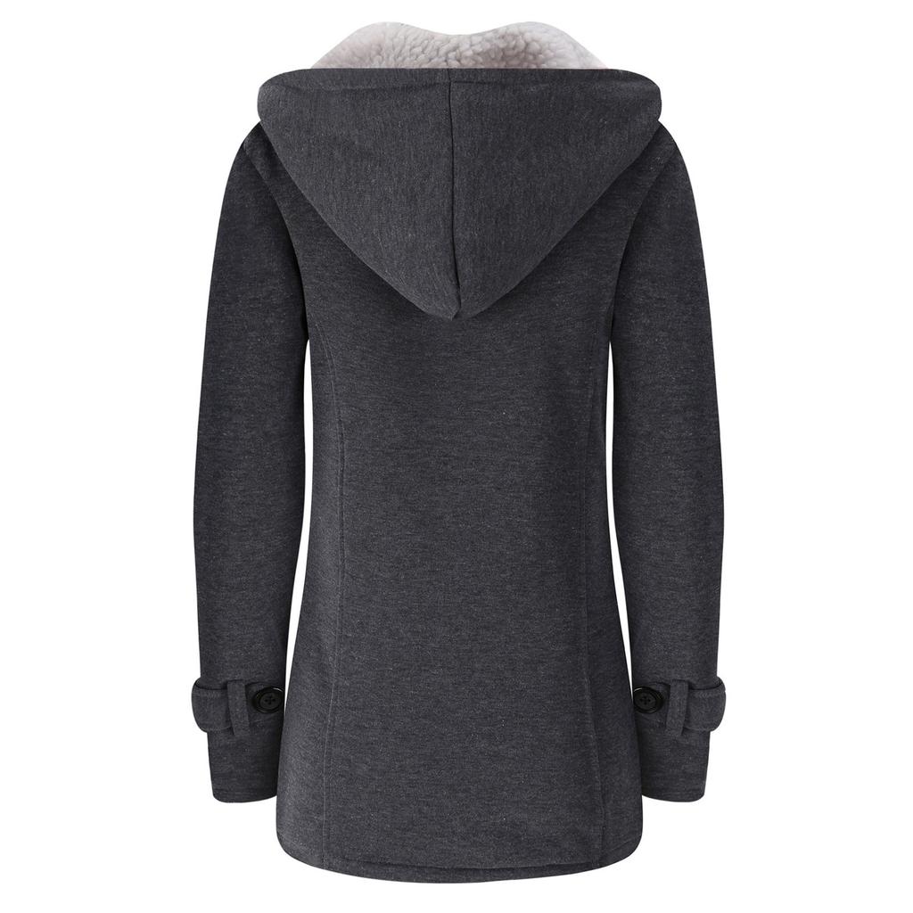 Women Keep Warm Windbreaker Outwear Warm Wool Slim Long Coat Jacket Trench