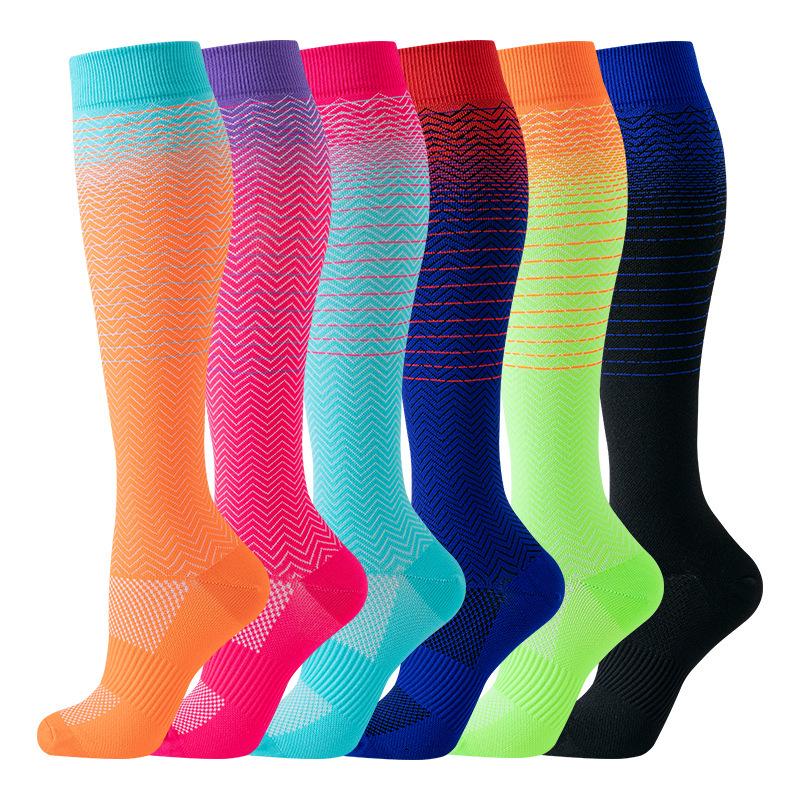 Compression Knee-high Socks Set for Running and Sports - Graduated Support, Multiple Pairs (3/4/6/8)