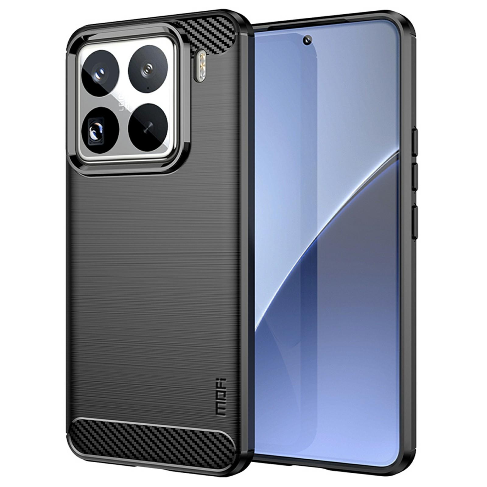 

MOFI JK TPU Series-1 For Xiaomi 15 Pro Case Carbon Fiber Texture TPU Soft Phone Cover A