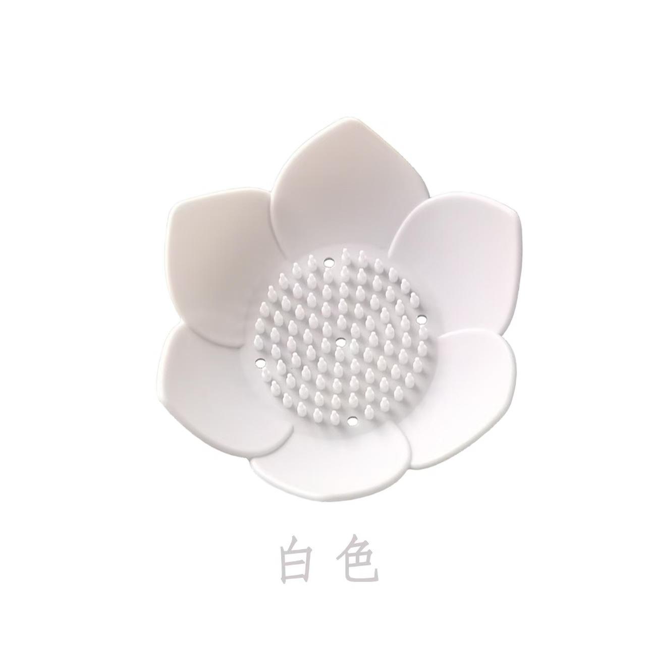 

Silicone Soap Dish with Draining Holes Non-Slip Base 12 5x12 5x3cm Flexible Durable Material Suitable for Bathroom Kitchen Use One Size білий