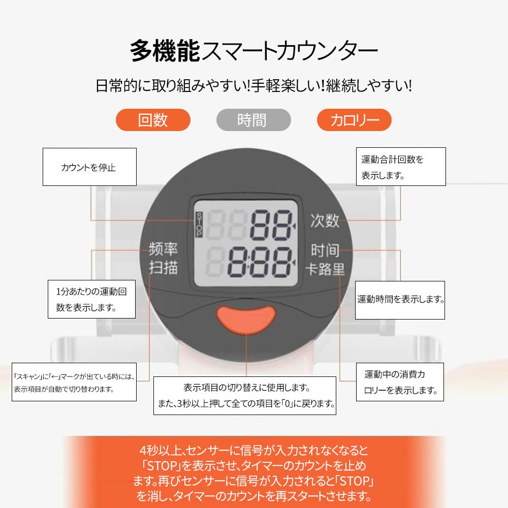 Elittle Foot Stepper with Popular for Home Adjustable Hydraulic Leg Upper and Lower Weight Aerobic Core for Seniors Handles, 2-Way Stepper, Quiet,