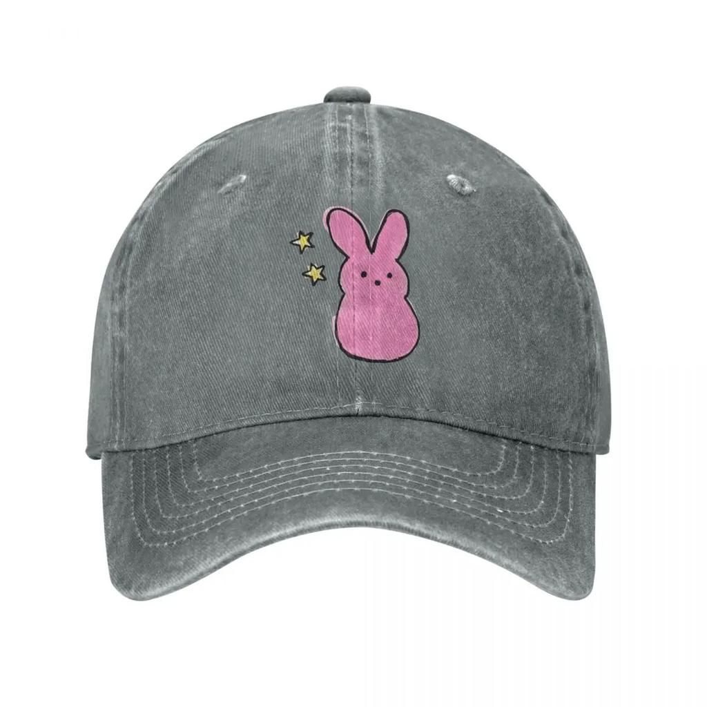 Lil Peep Bunny Unisex Baseball Caps Rap Distressed Washed Hats Cap Fashion Outdoor Activities Snapback Hat