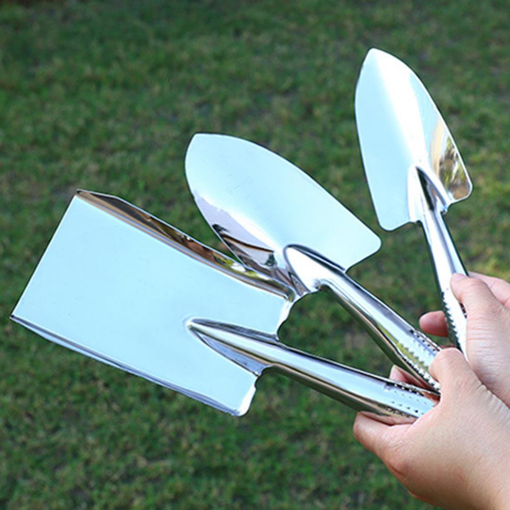 Multifunctional Ergonomic Garden Shovel Stainless Steel Universal Anti-corrosion Planting Shovel For Yard Household Supplies