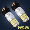 2Pcs 12V/24W PW24W LED Lamp For A4 VW CC Golf MK7 BMW F30 3 Series Skoda Yeti Daytime Running Lights DRL 6000K Xenon White