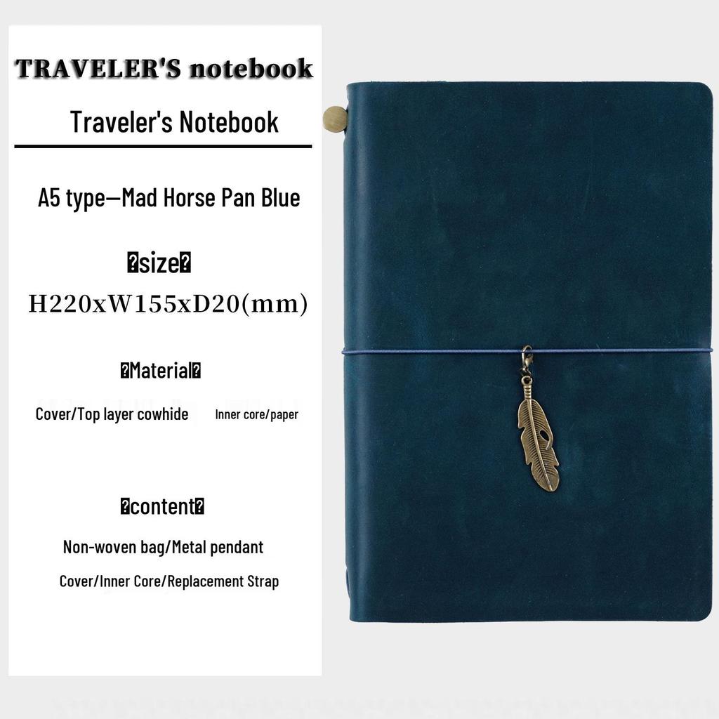 Diário de Viagem TN: Caderno Artesanal de Couro de Vaca Vintage