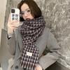College Style 22 Autumn and Winter New Scarf Women's Explosion Tassel Imitation Cashmere Scarf Warm Couple Scarf