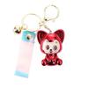 Colorful Acrylic Electroplated Cartoon Doll Keychain Pendant for Bags and Car Keys