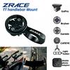 Suport Negru pentru Computer pe Ghidon TT ZRACE - Suport Montare Frontal pentru Camere IGPSPORT Garmin Bryton GoPro CATEYE