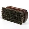 Horsehair Leather Textile Cleaning Brush for Car Interior Furniture Apparel Bag Shine Polishing Brush Auto Wash Detailing Brush
