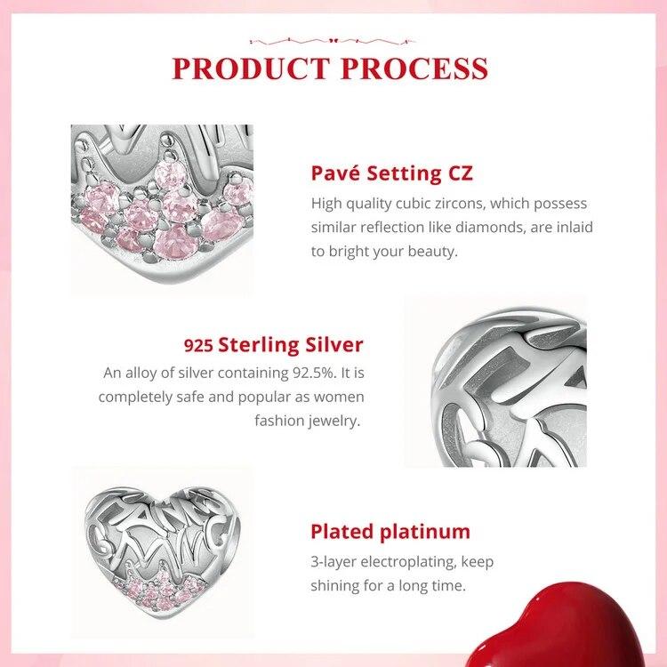 WOSTU Colgantes de unicornio transparente de Plata de Ley 925 con diseño de luna y estrella, aptos para Pulsera Original, regalo de joyería DIY