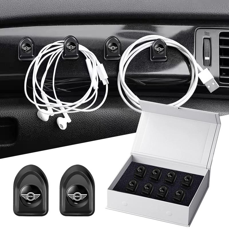 1/2/4Pcs Car Styling Self Adhesive Mini Storage Hooks Accessories For MINI Cooper JCW WORKS R55 R56 F55 F56 R57 R58 R59 R60 R50 ksgbw33