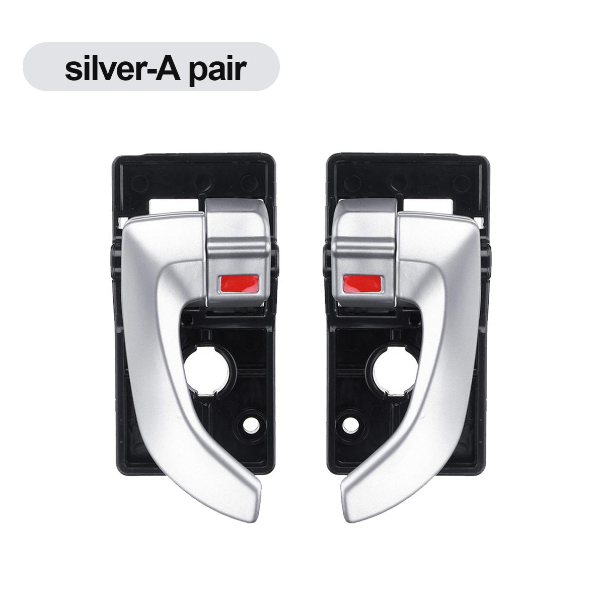 

2/4 шт. внутренняя дверная ручка автомобиля, сменный комплект слева и справа для Hyundai Tucson 2005-2009, автомобильные аксессуары silverX2