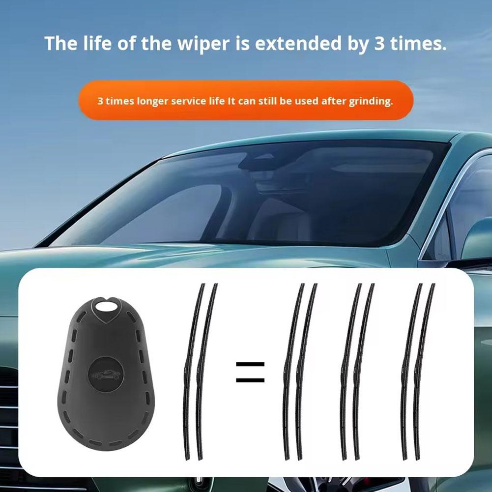 Car Universal Wiper Repairer Car Silent Wiper Blade Adhesive Strip Repair Easy To Carry Auto Wiper Repairer Tools