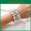 Luxurious Drop Water Crystal Glass Fashion Bracelet For Stylish Winter Women