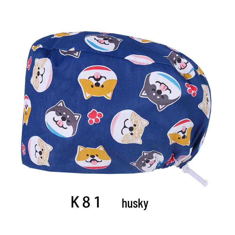 Oddychający Czysta Bawełna Czepek Chirurgiczny dla Lekarzy i Pielęgniarek