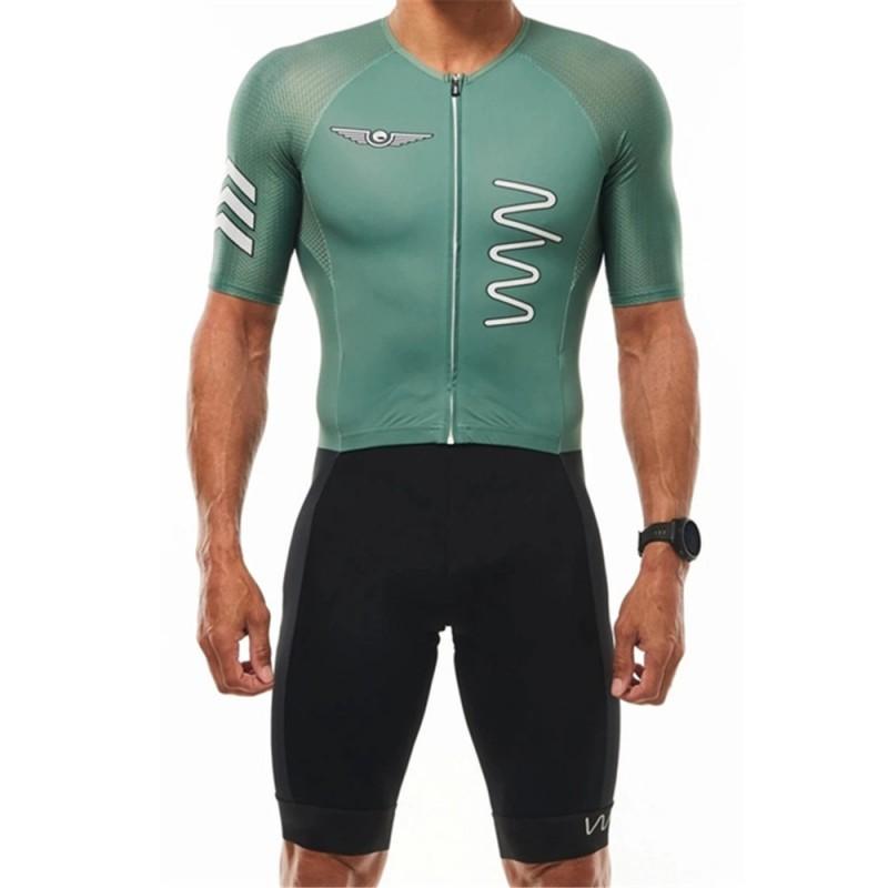 Mens Triathlon Suit Cycling Running Swimming