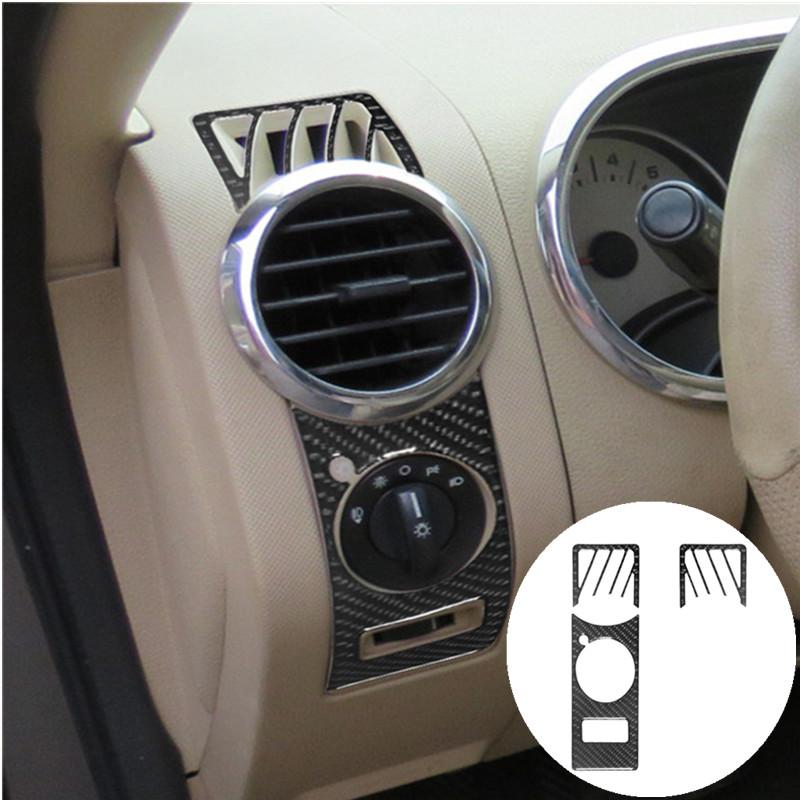 Car Interior Decoration Carbon Fiber Sticker For Ford Explorer Sporttrac Mercury Mountaineer 2008 2009