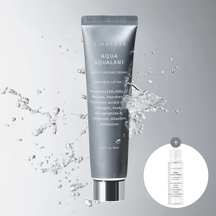 Esnature Aqua Squalane Moisture Cream 60ml (+Toner 50ml)