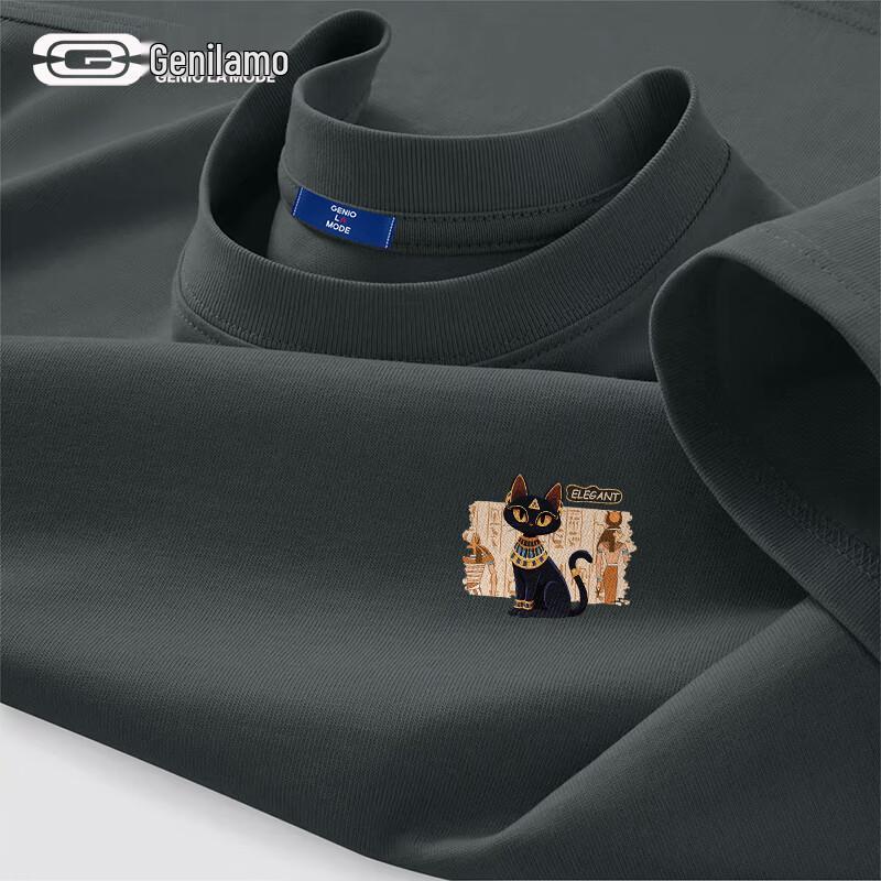 GENIOLAMODE Men s Loose Fit Cotton Short Sleeve T-Shirt 3XL