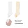 Kids' Candy Color Over-the-Knee Socks - Spring/Summer Breathable Mesh, Combed Cotton Long Socks