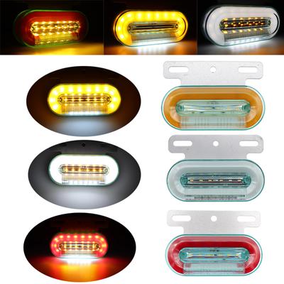 12V/24V 12 LED Auto LKW Seitenmarkierungsleuchten Auto Außenleuchten Signalanzeigelampe Warnrücklicht 3 Modi Anhänger LKW