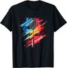 New Unisexs And Unisexs Versatile Tshirt Pattern Printed Summer Short Sleeve Street Style Casual Pure Cotton Clothing Tshirt