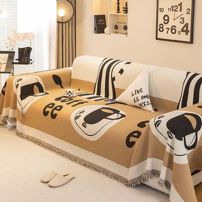 Cartoon Sofa Cover Towel Anti-Scratching Ins Style Four Seasons Universal All-Inclusive Non-Slip Sofa Cover Universal Dust Cover