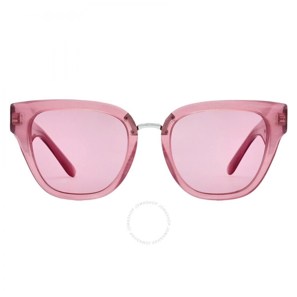 

Dolce Gabbana Pink Dark Mirrored Red Butterfly Ladies Sunglasses DG4437 3405A4 51
