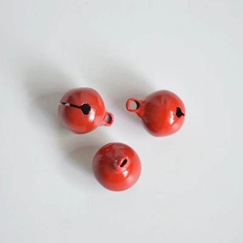 14CM Colorful Small Bell Keychain Pendant - DIY Pet and Christmas Decoration