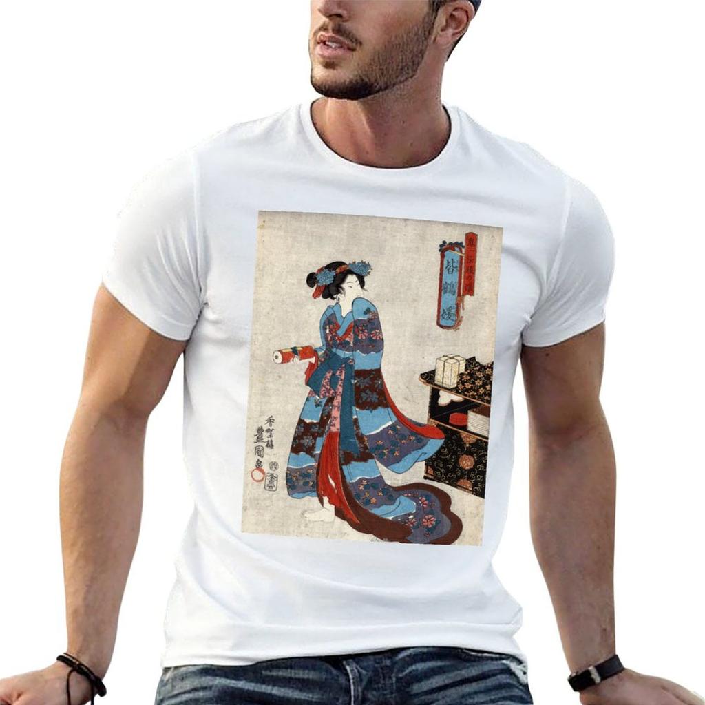 Princess Minatsuru - Kunisada Utagawa - 1843 T-Shirt All Weather Casual Short Sleeve