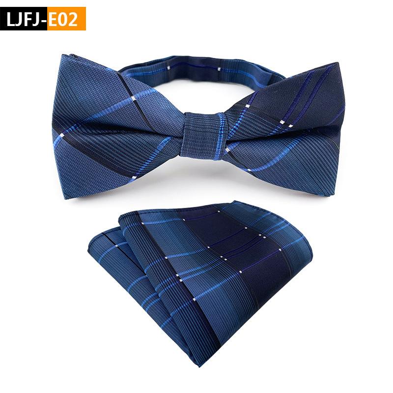 Bow Tie Plus Pocket Towel Set, Groom'S Wedding Bow Tie.