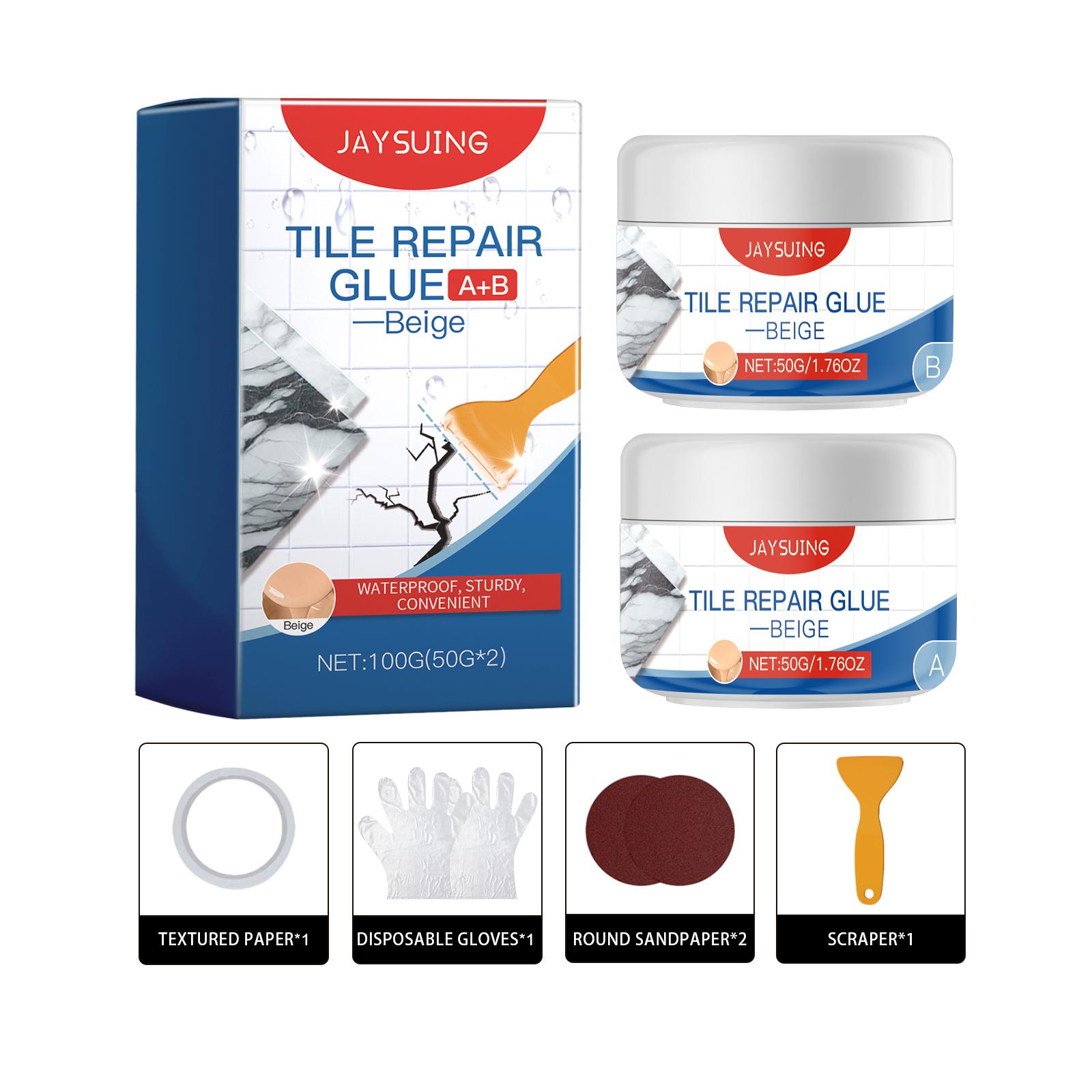 Multifunctional Tile Marble Repair Agent Ceramic Flooring Crack Filler Glue Universal Floor Tile Restoration Cream Joint Sealant