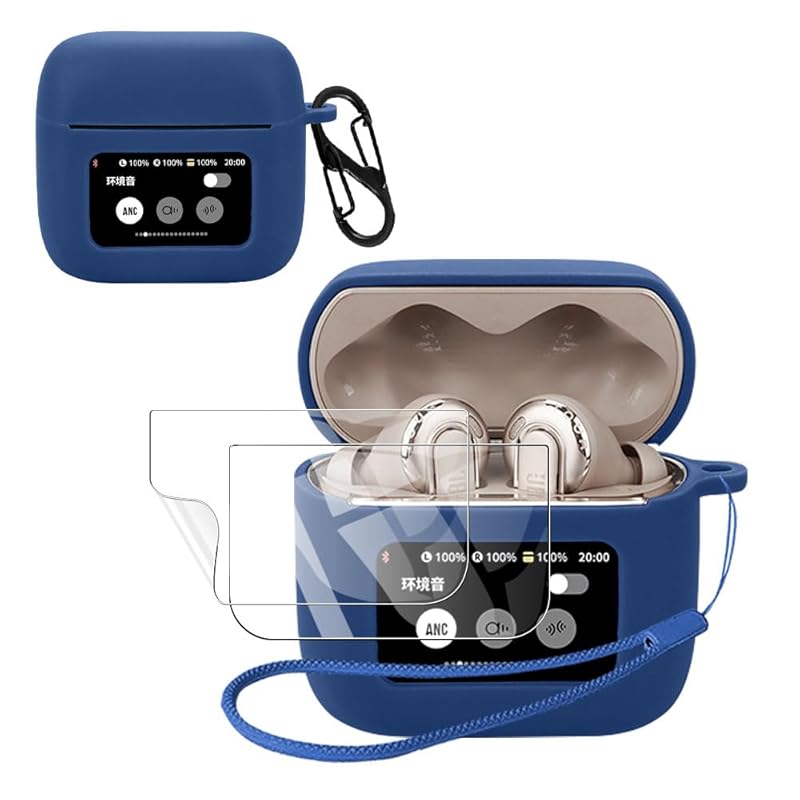 

For J BL TOUR PRO 3 for case Cover +2 protective film [JIAYJP]J silicon lightweight Thin anti-slip storage cover Full protection Convenient charging
