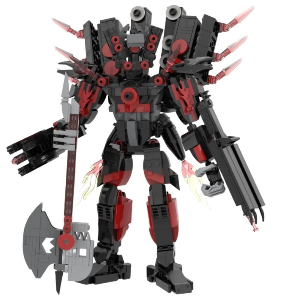 Guitar Audio Monitor King 4.0 Brick Titan New Series Skibidi Toilet ClockMan 5.0 Building Blocks Set Toys For Birthday Gift