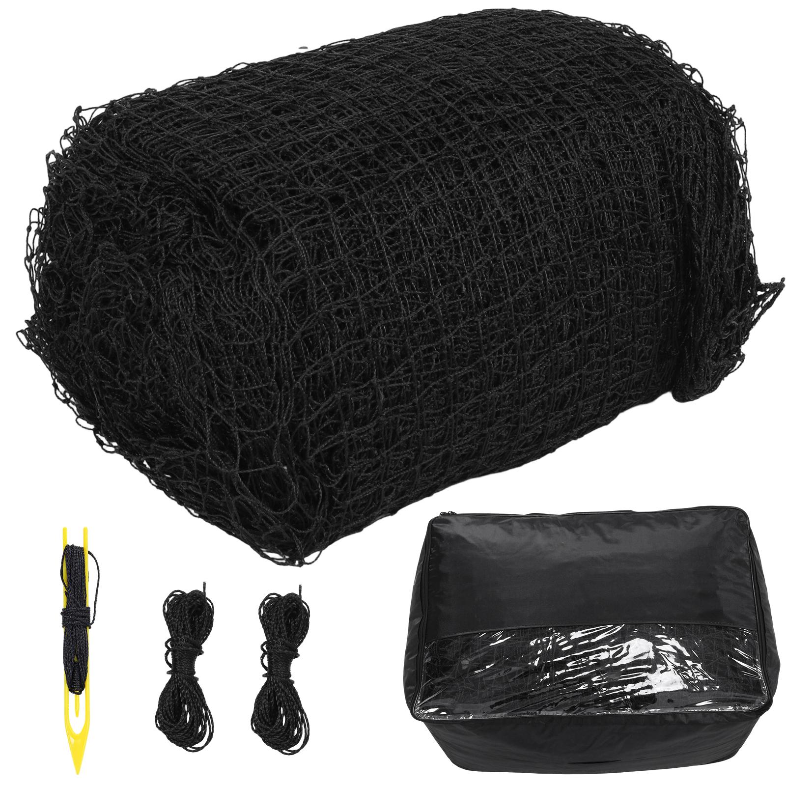Portable Batting Cage Net 10x10x35 FT/12x12x55 FT Sports Netting Barrier Net Only No Frame Included for Backyard