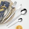 24 Pieces Flatware Cutlery Set Stainless Steel Tableware Dessert Tea Spoon Dishwasher Safe for Home Dining Room Kitchenware