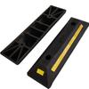 Rubber-Plastic Parking Stopper Rubber Auto Wheel Guide Block Aid Universal  Garage Car Lot