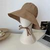 UV Protected Sunscreen Bucket Hat with Drawstring Quick-drying Sun Hat Wide Brim Fisherman Hat for Summer Outdoor Activities