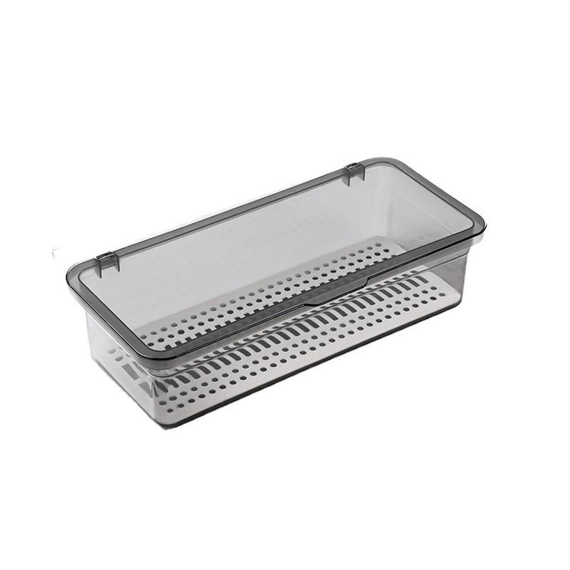 

Clear Storage Box with Lid for Makeup Brushes and Beauty Tools