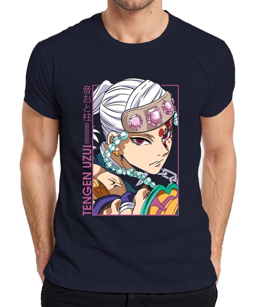Tengen Uzui Kimetsu No Yaiba Sound Hashira Jewels Headband Glam Unisexs Tshirt S