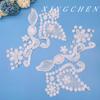 Water Soluble Flower Accessories Hollow Embroidery Embroidery Lace Princess Skirt Children'S Mesh Skirt Wedding Shoes Headdress Lace
