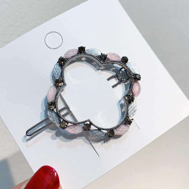 Elegant Blue Star Alloy Hair Clip - Minimalist Luxury Accessory