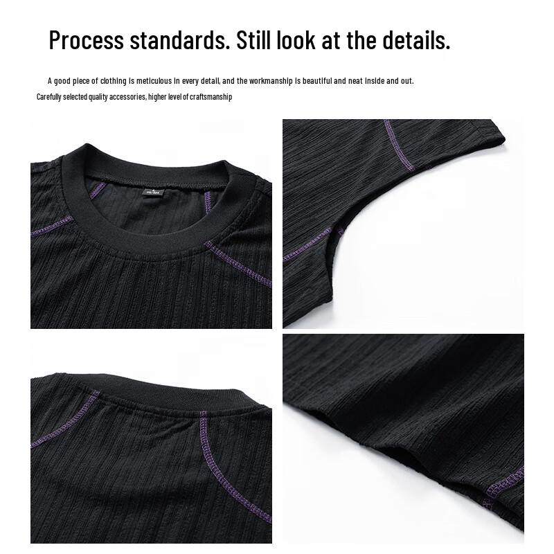 VUUG Men's Quick-Dry Sleeveless Sports Set