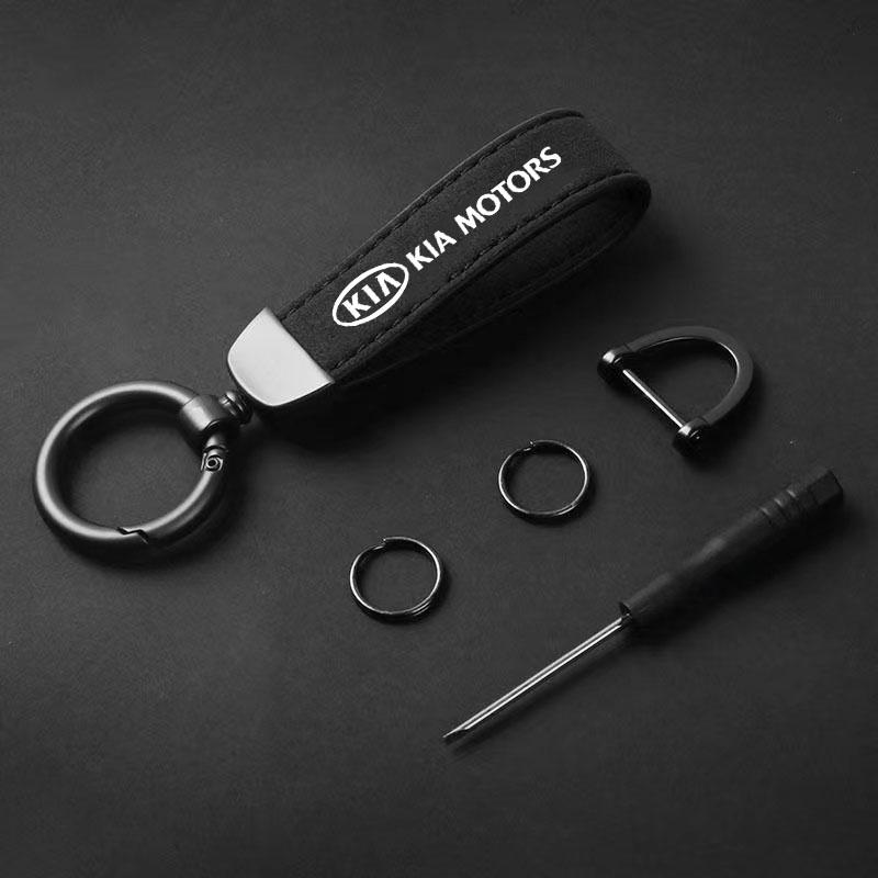 Mode Auto Sleutelhanger Zakelijk Cadeau Mannen Vrouwen Sleutelhangers Voor KIA KN K3 K5 Sportage Rio Sorento Picanto Ceed RIO 2 3 4 Accessoires nvhs30