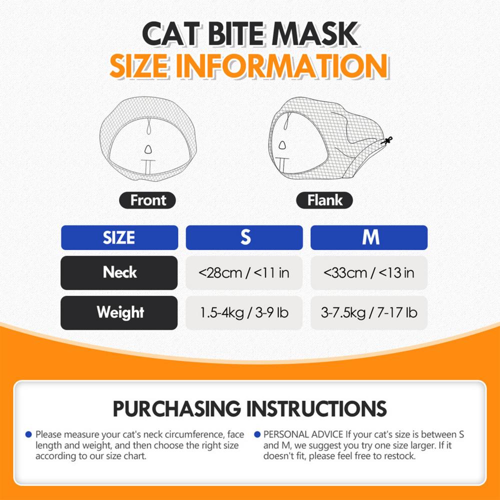 

Cat Helmet For Grooming Anti-Bite Breathable Kitten Face Protection Adjustable Pet Grooming Muzzle Anti Scratch Cat Grooming S серый