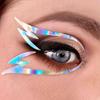 Silver Glitter Temporary Tattoo Sticker Waterproof Makeup Eyeliner Sticker  Women