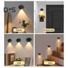 Motion Sensor Night Light Dimmable 3 Light Modes Auto On/Off Rechargeable Simple Installation Wireless Magnetic Wall Light